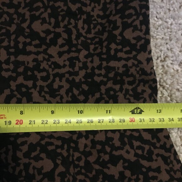 Y2K Abstract Print Sleeveless Peplum Top - Picture 13 of 15